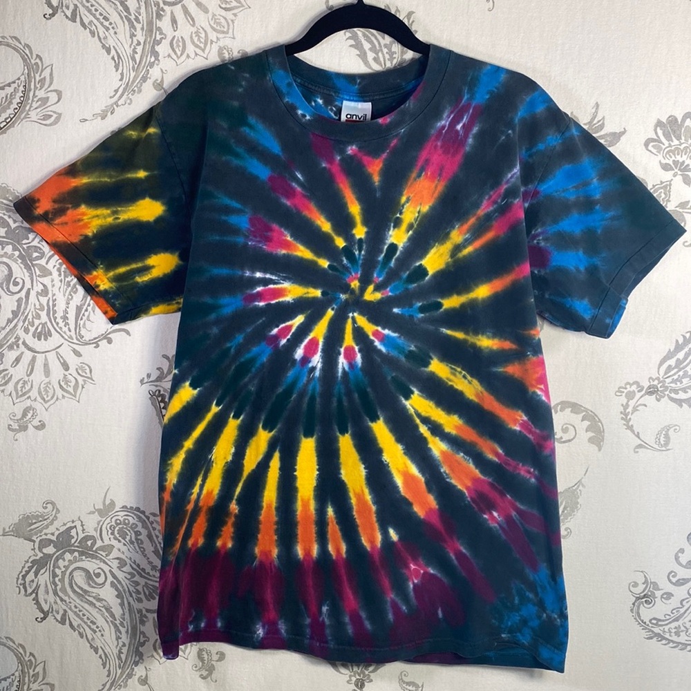 Vintage 90s Anvil Tie Dye TShirt